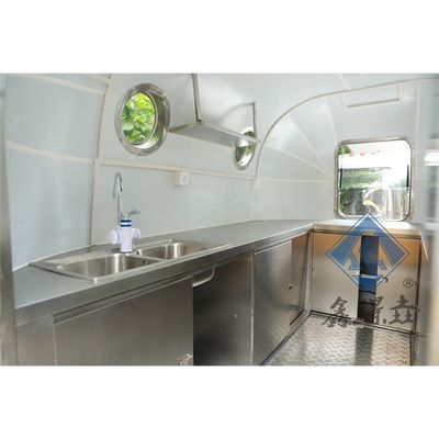 商用食品カート 移動食品トラック キッチンとピザオーブン 信頼できる販売者