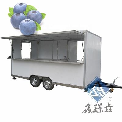 多機能食品カート フルキッチンとエアストリームキッチン付きのファーストフードトラック