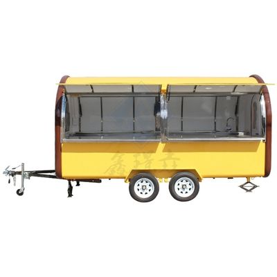 350*200*220cm クレープ 屋外での食品とカスタマイズされたパンパン機器のための車用食品カート