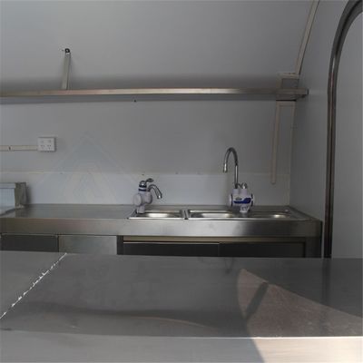 350*200*220cm クレープ 屋外での食品とカスタマイズされたパンパン機器のための車用食品カート