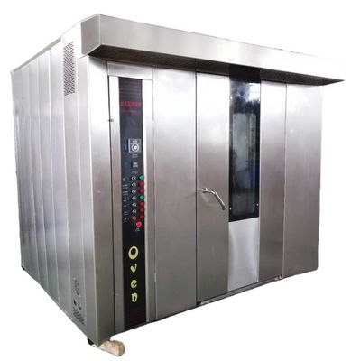 パン屋用の高性能ガス/電気/ディーゼル回転オーブン 62トレイ