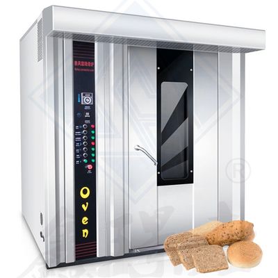 調整可能な16トレイ クッキー用のローટરીオーブン 合理的な380V-50Hz-3P電圧