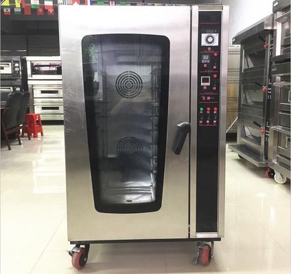 10 トレイ レストランの小麦粉工場でのパンを焼くための電気コンベクションオーブン