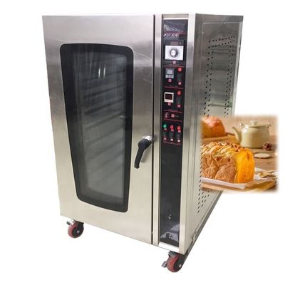 パン屋の設備 パン 8トレイ ガスコンベクションオーブン 商業用電気パンオーブン