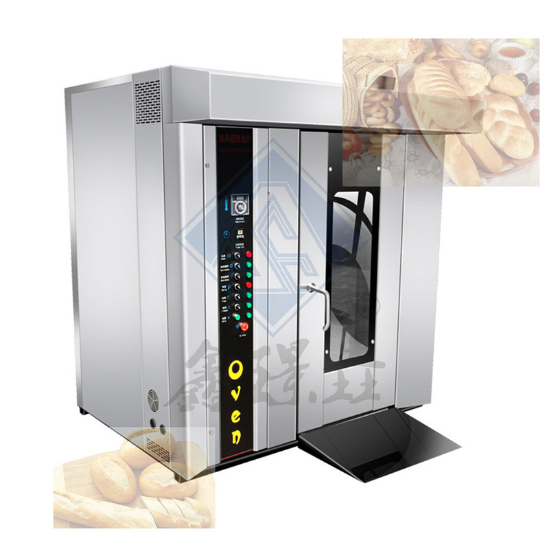 電気/ディーゼル/ガス 熱源 パンを作る機械のための産業用ローータリーオーブン