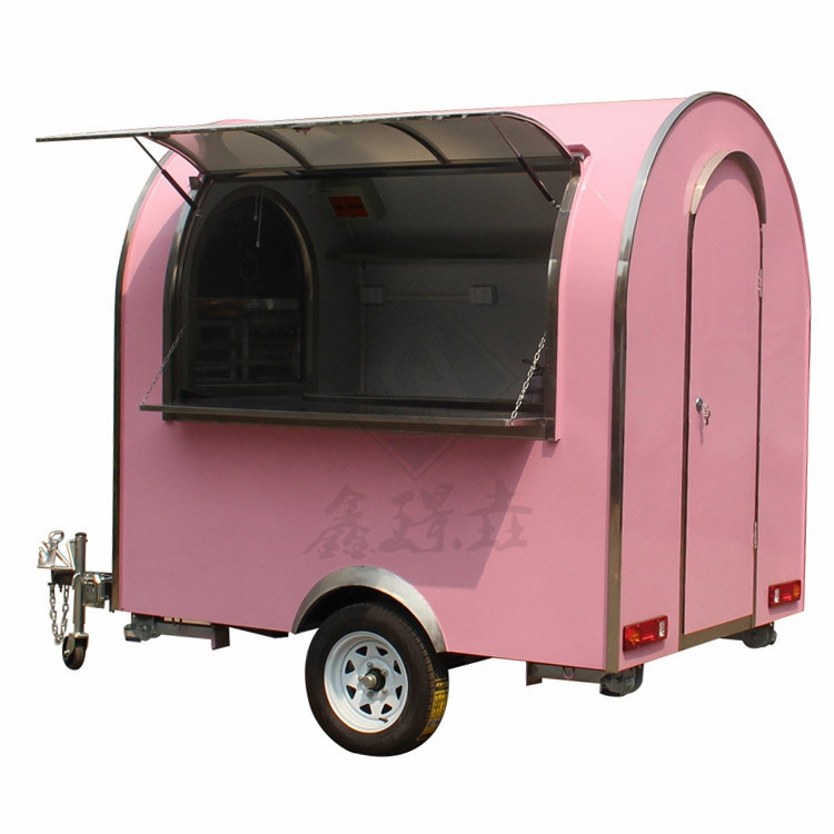 上海で駆動式焼炉付き 高生産性食品カートトレーラー
