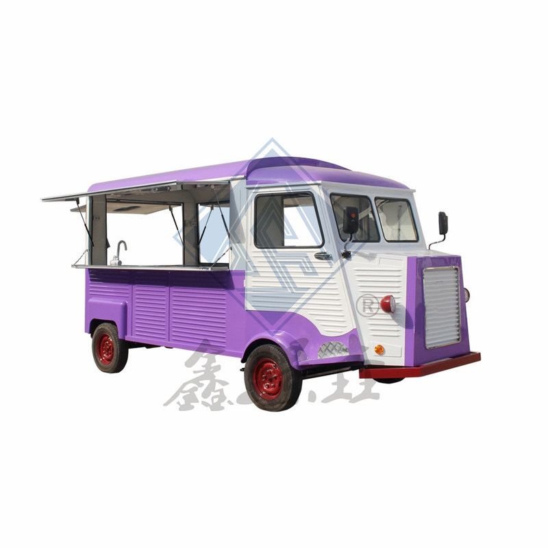 カスタマイズされた色 商用 双軸 アイスクリーム スナック 飲み物 完全装備 食品トラック