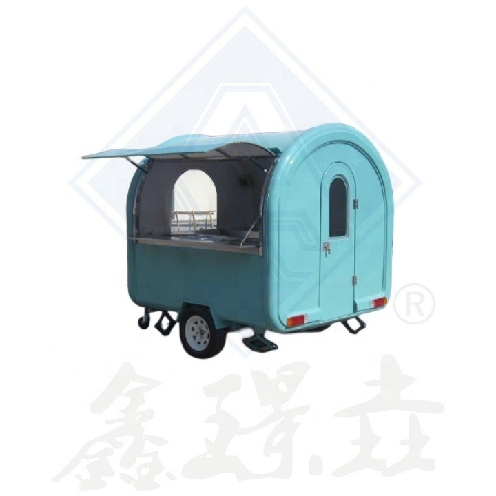 スナック販売機能 移動コーヒー・スナック販売用のカスタマイズされた商業食品カート