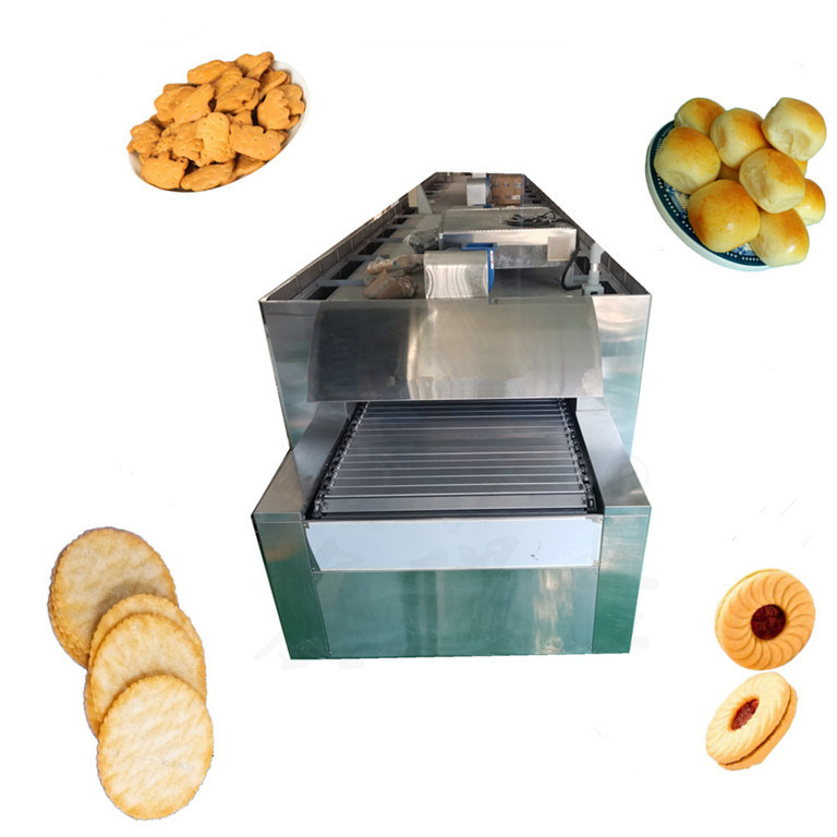 エネルギー省エネ パン屋 パンとジャガイモチップを焼く アラビアピタのトンネルオーブン