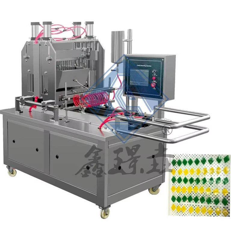 220V 工業用 チョコレート トフィー ローリーポップ 歯磨きゴムベア 製造機 小規模企業用